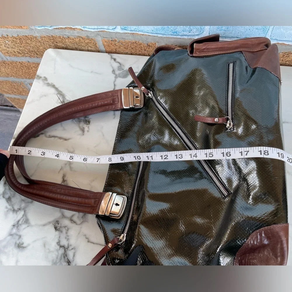 PAURIC SWEENEY Patent leather tote